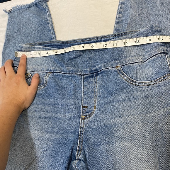 Rock & Republic Denim Leggings Jeggings Fever Full On 12 M Slimming Denim Faded - Picture 11 of 14